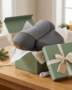 Coussin cervical Artivia dans une boîte cadeau verte