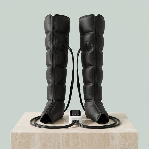 Bottes de pressothérapie Artivia et leur boîtier